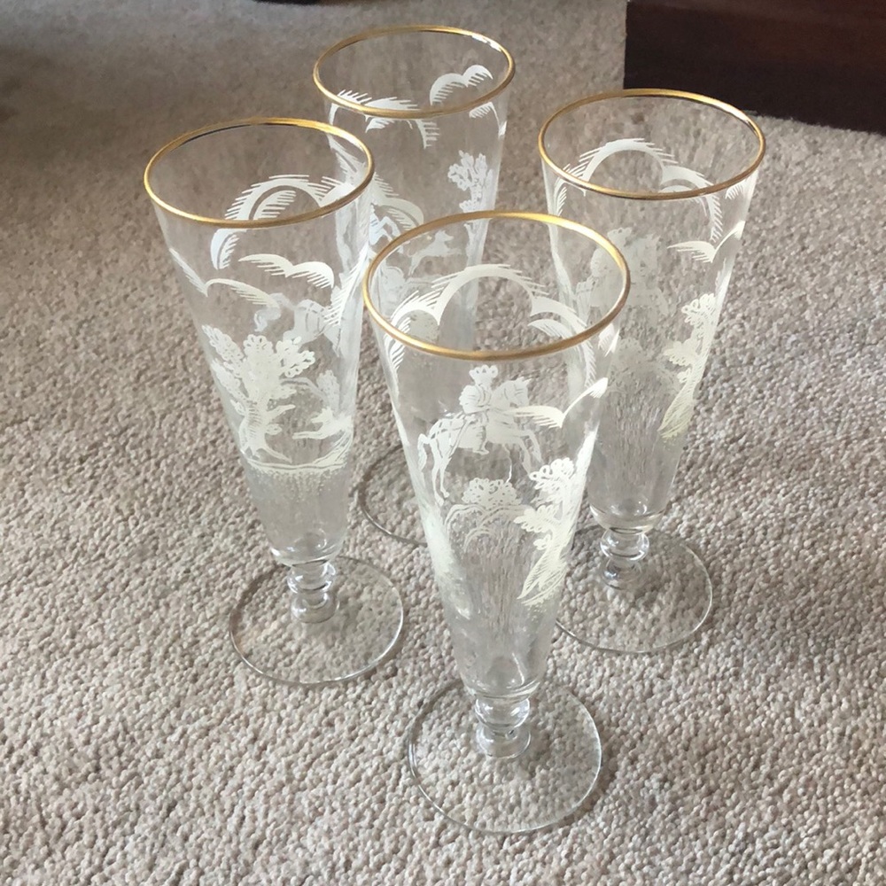 Vintage Pilsner glasses